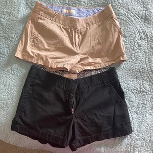 2 pair of J.Crew shorts size 4